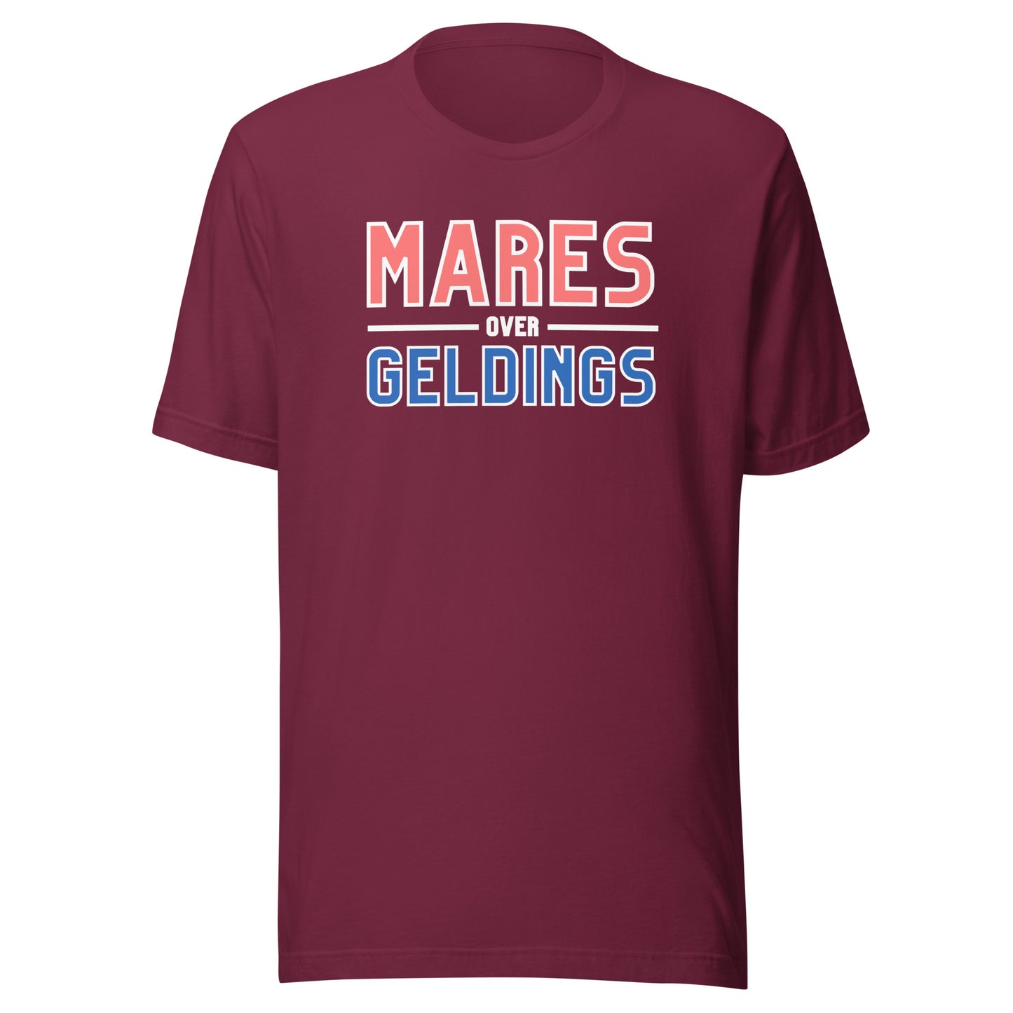 Mares over Geldings | Unisex t-shirt