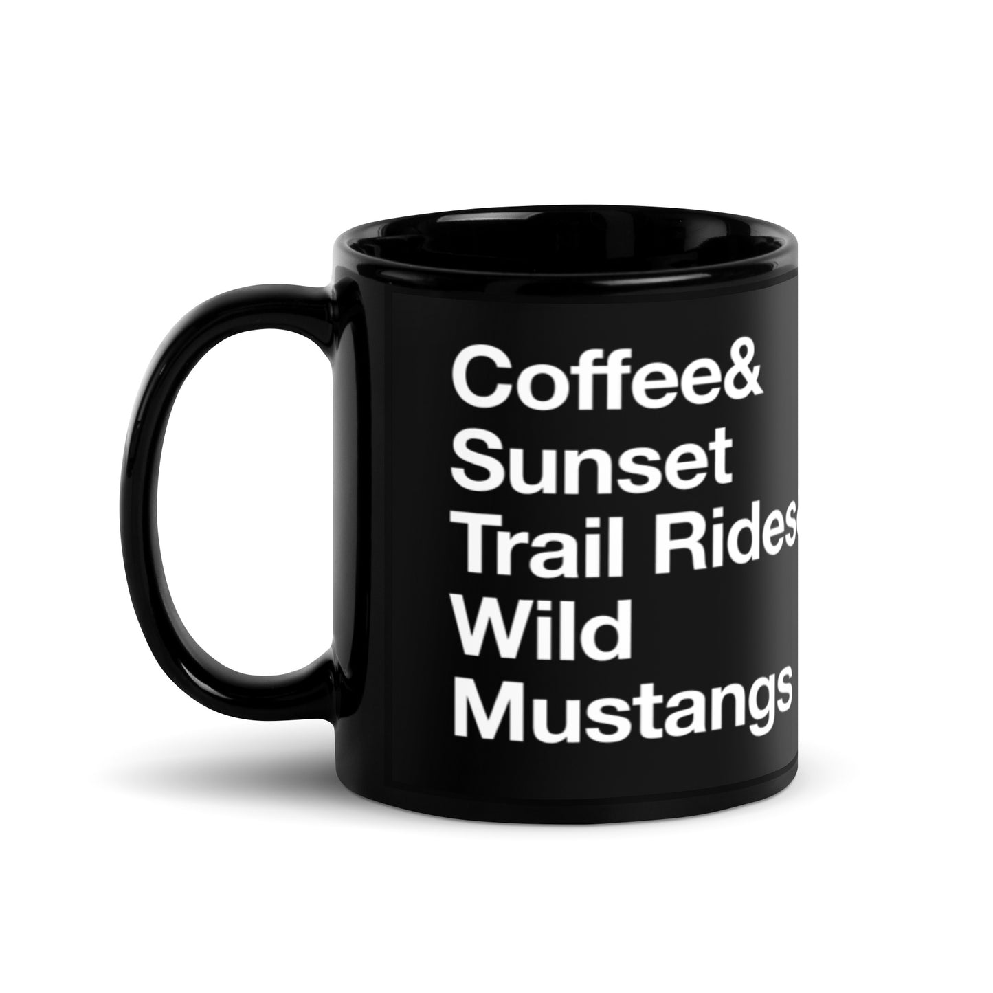 Coffee & Wild Mustangs mug