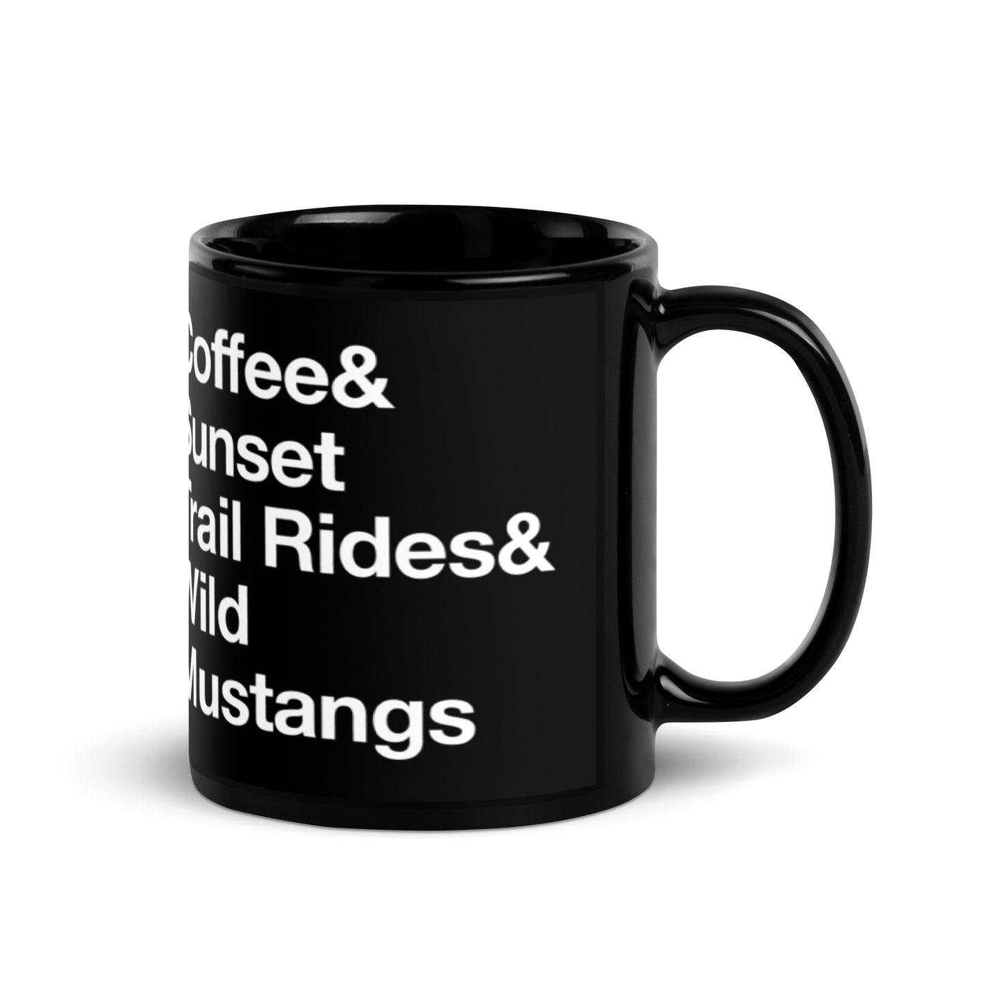 Coffee & Wild Mustangs mug